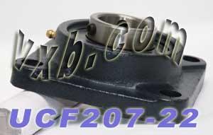1-3/8 "Rulman UCF207-22 + Kare Flanşlı Muhafaza + Montajlı Yatak