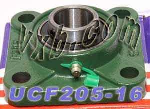 1" ID - UCF-205-16 + Kare Flanşlı Döküm Gövdeli Montajlı Rulman