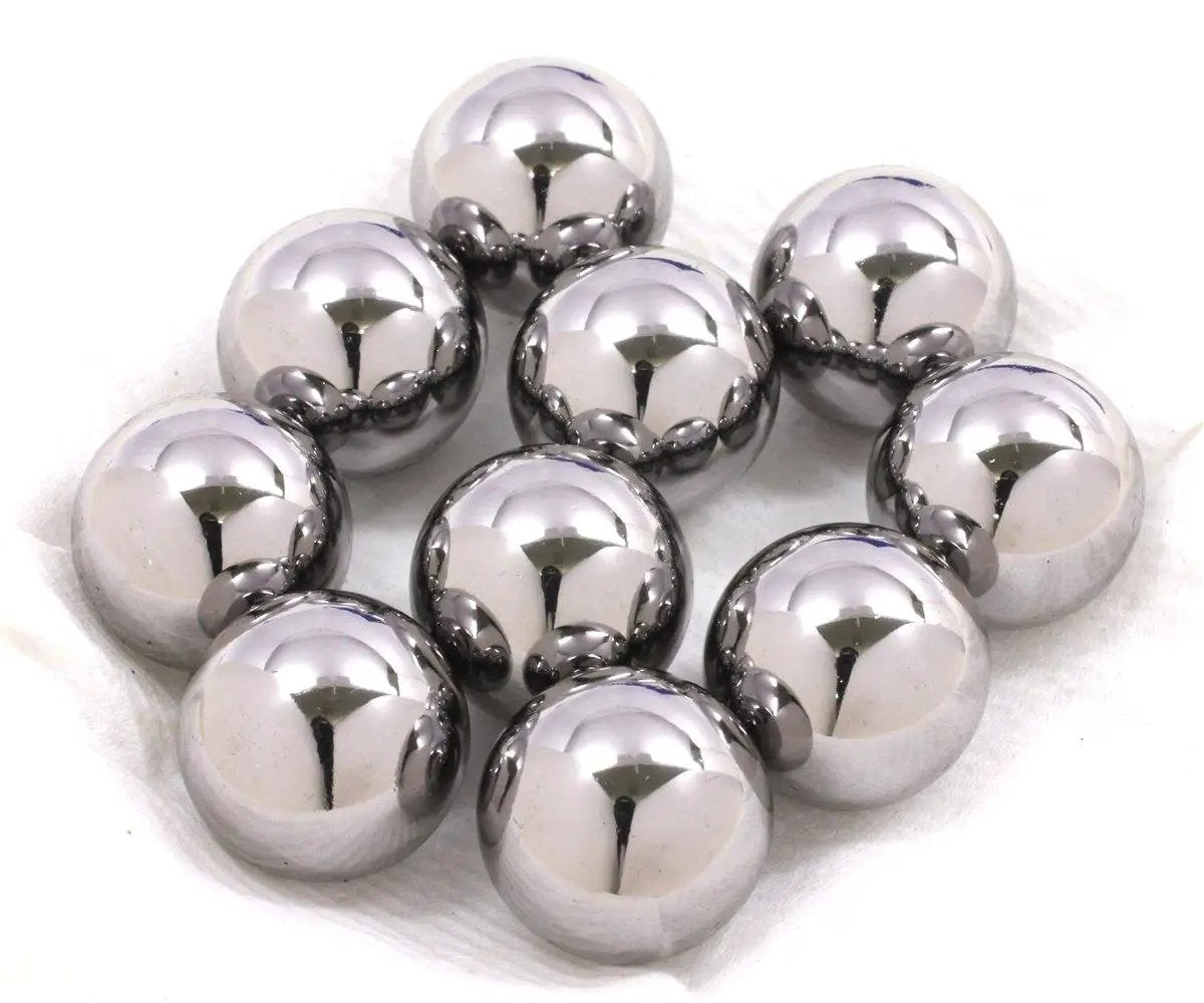 10-Pack 23/32" = 18.256mm Loose Carbon Steel Balls G100 Bearing Balls