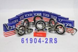 10-pack afgesloten lager 61904-2RS1 20x37x9mm