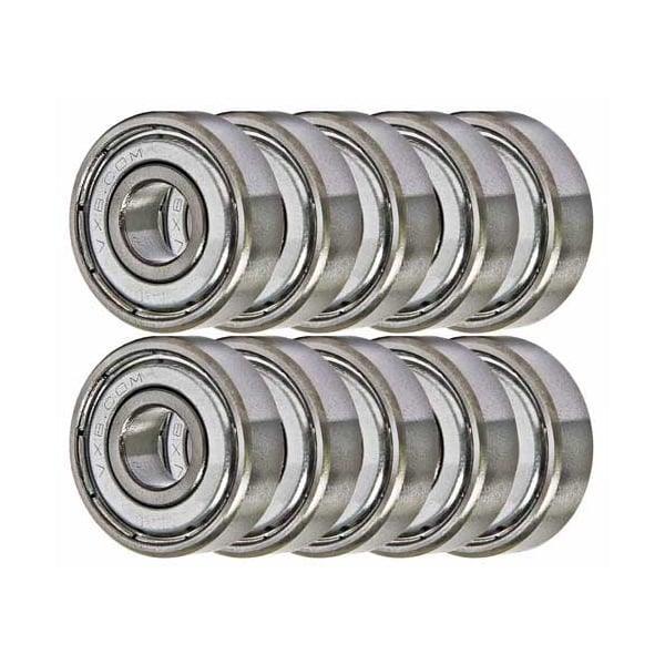 10 paketli yatak R144zz 1/8 "x 1/4" x 7/64 " - Minyatür rulmanlar