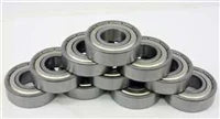 10 paketli yatak R2-6ZZ 1/8 "x 3/8" x 9/64 "Minyatür Yataklar
