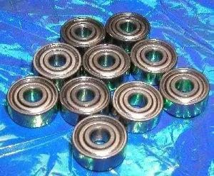 Lot de 10 roulements à billes R3ZZ 3/16" x 1/2" x 0.196"