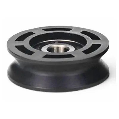10mm Bore Bearing - 50mm Round Pulley V-Groove Track Roller Bearing 10x50x16mm