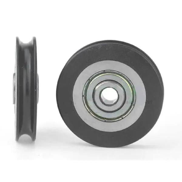 10mm Bore Bearing - 60mm Steel Wire Rope Cable Track Pulley 10x60x9mm
