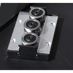 10mm=0.39" Three Roller Bearing Linear Slide Block Without Linear Guide