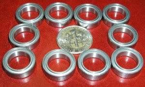 10-pakowy łożyska kulkowe 10x20x5 mm Id 10 mm x OD 20 mm