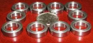 Lot de 10 roulements à billes 10x20x5mm, alésage 10mm x diamètre extérieur 20mm
