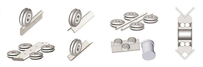 10x37x12x14mm V Groove Track Roller Bearing 8mm Wide