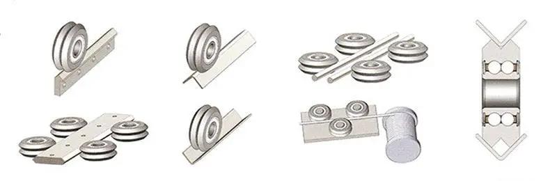 10x37x12x14mm V Groove Track Roller Bearing 8mm Wide