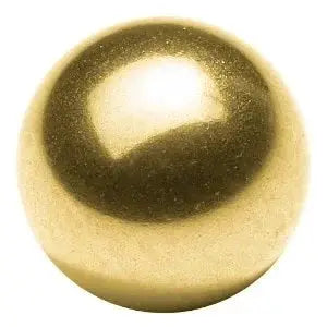 12mm = 0.472"es Diameter Loose Solid Bronze/Brass Ball