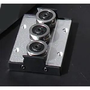 15mm=0.590" Three Roller Bearing Linear Slide Block Without Linear Guide