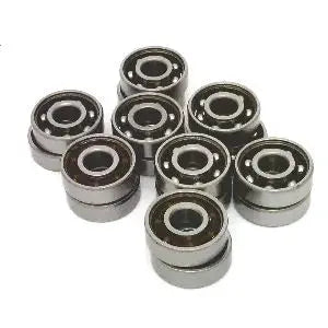 16 inline/Rollerblade/Skate Bearing Chrome Steel Open Ball bearing - Nylon Cage