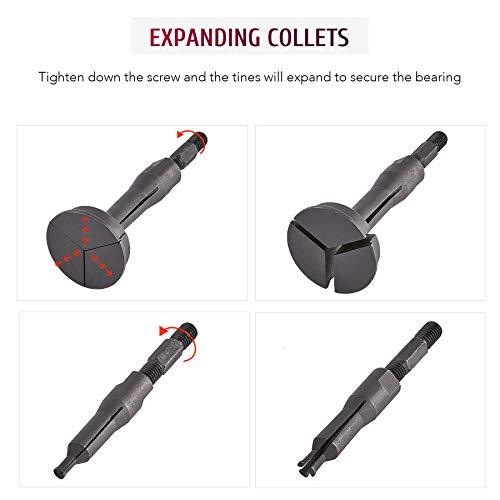 16-Piece Blind Bearing Puller Set - Covers 1/4" to 2-1/3" (6-59mm) Kit