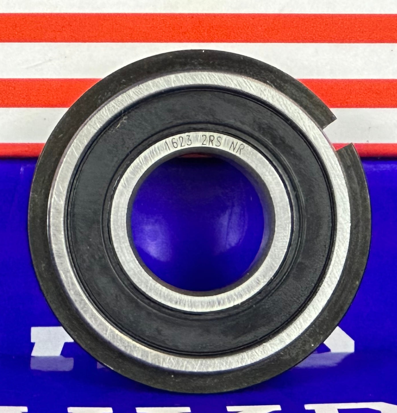16232RSNR 5/8" x 1-3/8" x 7/16 Łożysko z pierścieniem zatrzaskowym do gokarta