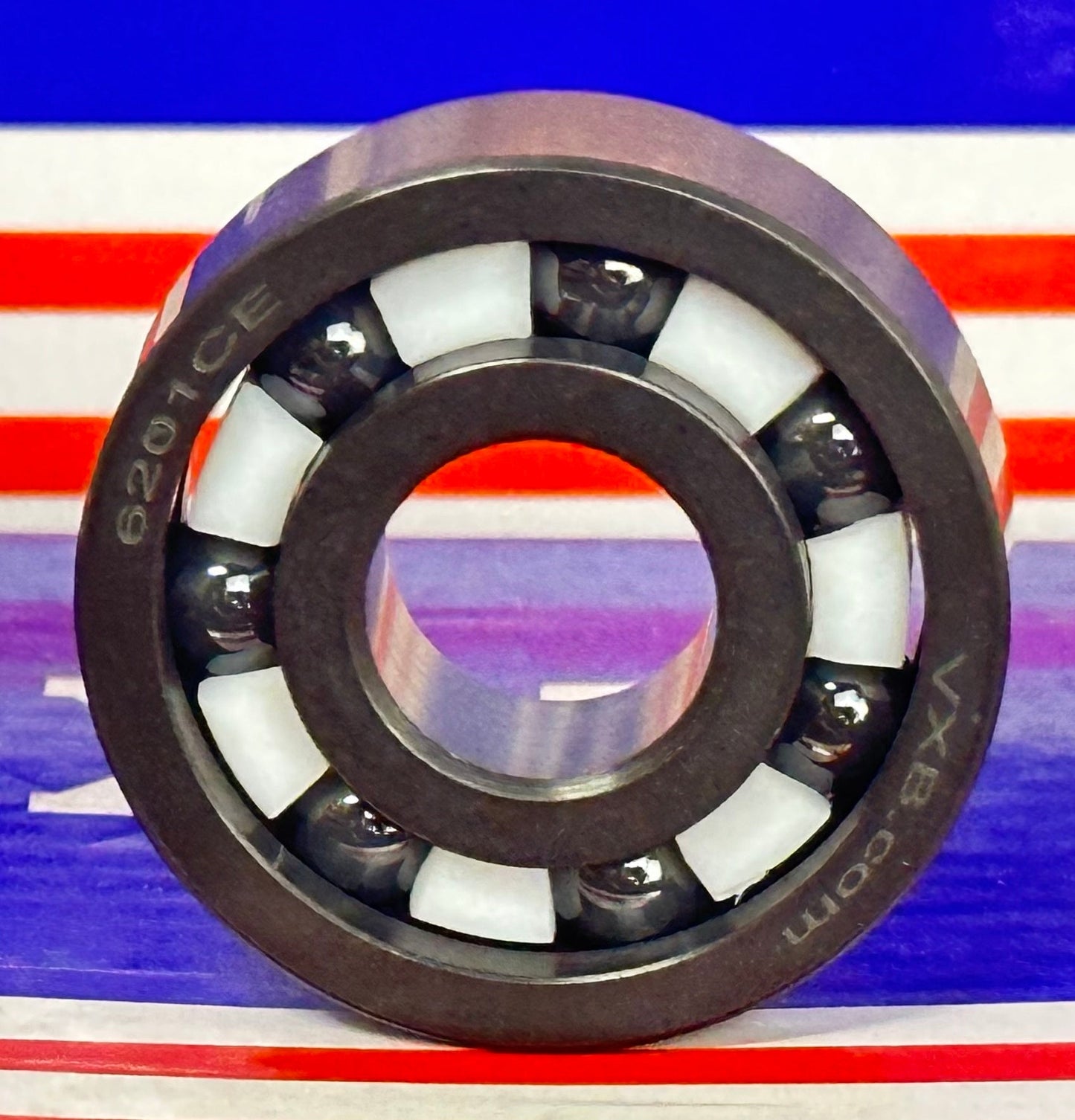 25-Pack Bearings 6201 Full Ceramic Si3N4 Bearings 12x32x10mm