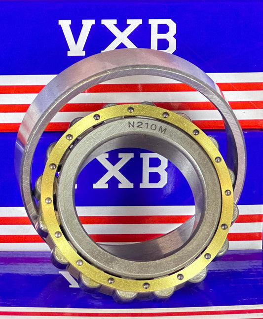 ตลับลูกปืนลูกกลิ้งทรงกระบอก N210M 50x90x20 ตลับลูกปืนทรงกระบอก