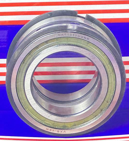 NAS5011UUNR Sheave Bearing 2-Row Full Complement Bearing