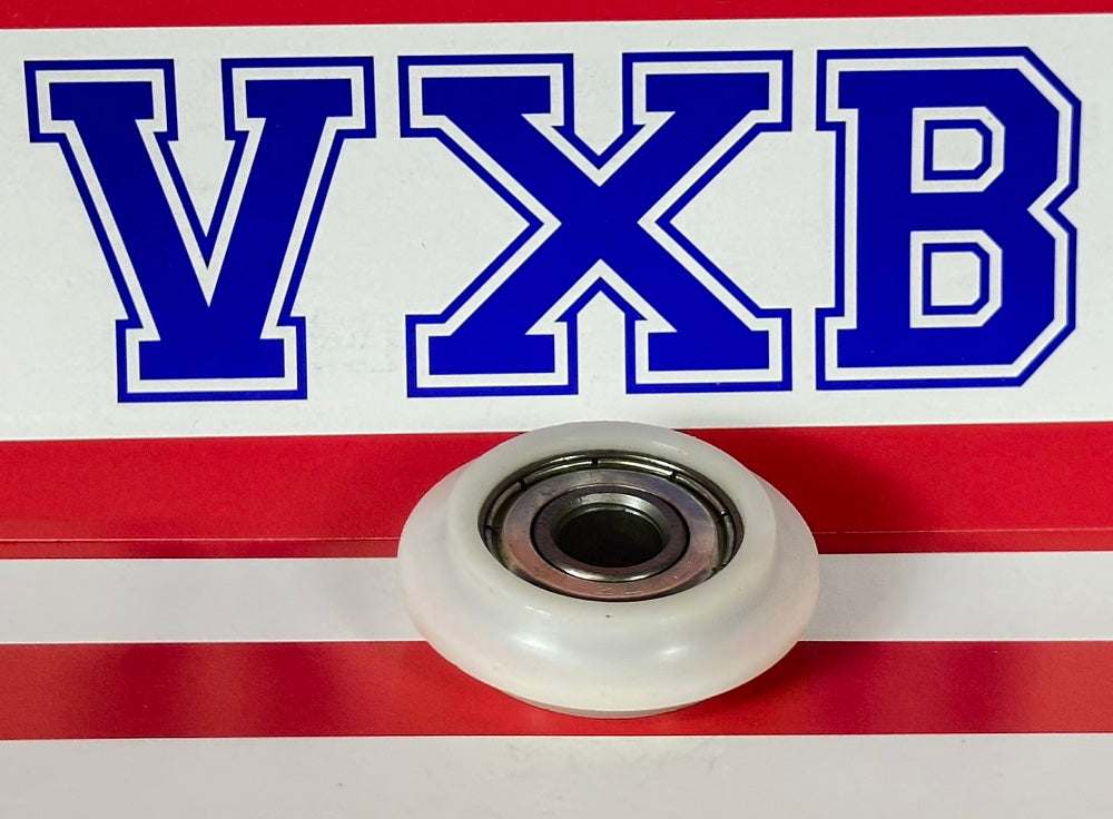 8mm Bore Bearing - 33mm POM plastic roller wheel Miniature Nylon Ball Bearing 8x33x9.5mm