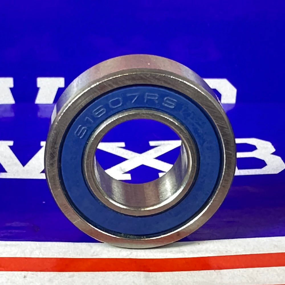 ตลับลูกปืน S1607-2RS สแตนเลส ปิดผนึก ขนาด 7/16" x 29/32" x 5/16"