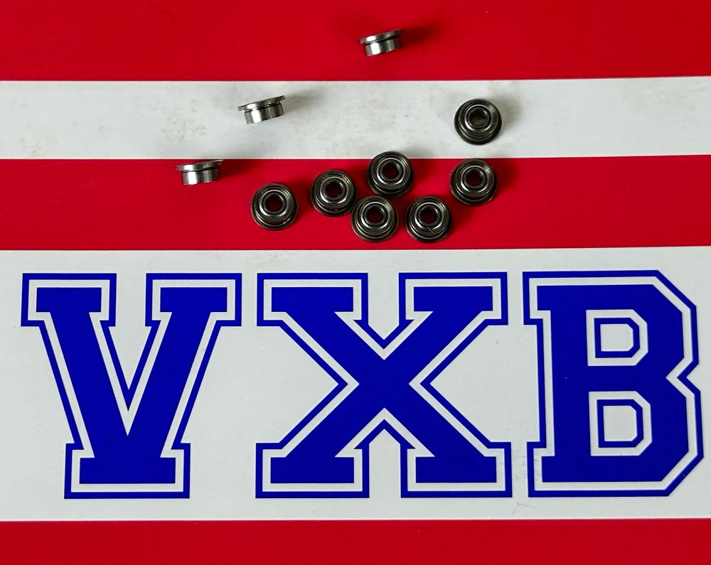 แบริ่งหน้าแปลน 10 แพ็ค 2x5x2.5 มม. สแตนเลสขนาดเล็ก
