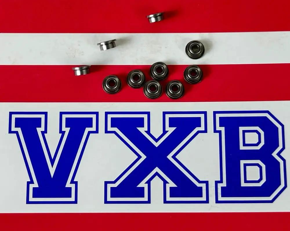 Premium 10-Pack Stainless Steel Flanged Ball Bearings 2x5x2.5mm for RC Cars Trucks And Miniature Projects High Quality Smooth Spin Durable Design For All Your Wheels and Gears