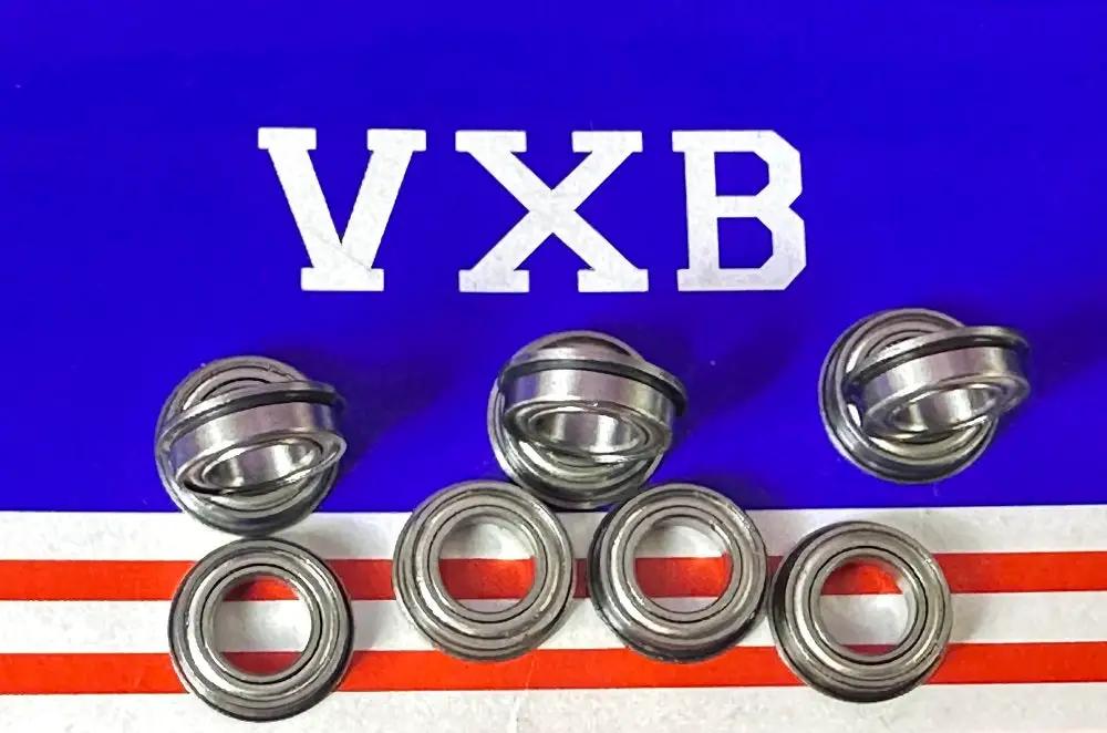 10-Pack 8x14x4mm Flanged Ball Bearings With ZZ Shielding Made From Tough Chrome Steel Perfect For RC Cars Trucks Drones And DIY Projects High Performance Miniature Wheel Bearings That Rock Your Build Today