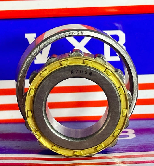 ตลับลูกปืนลูกกลิ้งทรงกระบอก N205M ขนาด 25x52x15 มม. ตลับลูกปืนทรงกระบอก