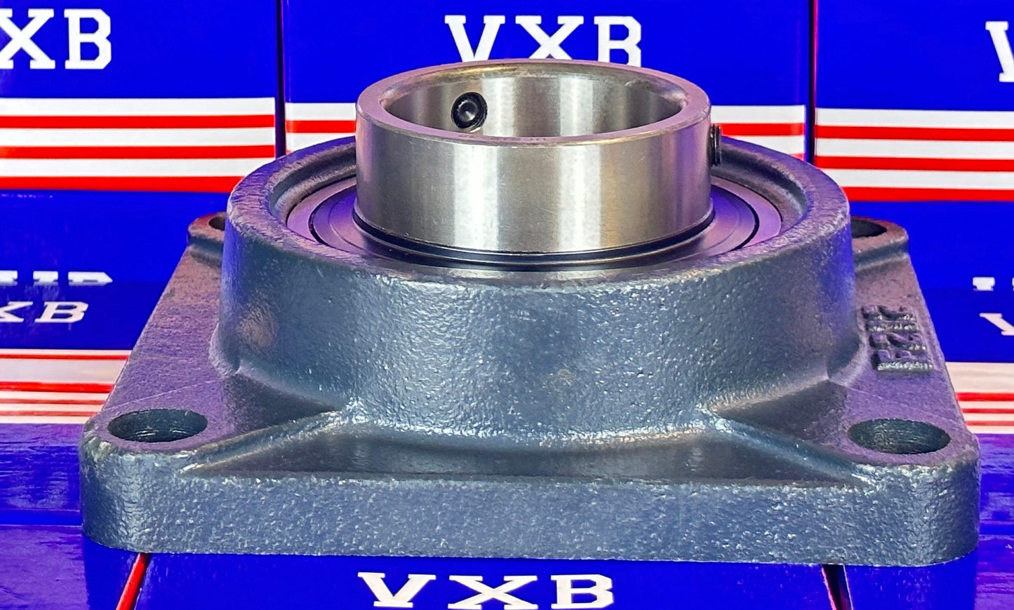 2 7/16" Bearing UCF212-39 + 4-Bolt Flanged Housing Mounted