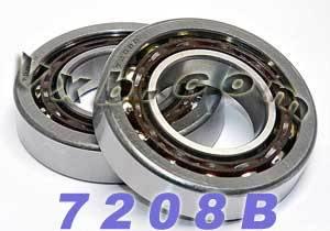 2 paket açısal temas yatakları 7208b 40x80x18mm
