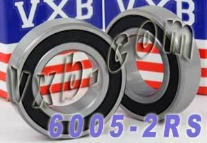 مجموعة 2 من المحامل 6005-2RS 25x47x12مم - مغلقة