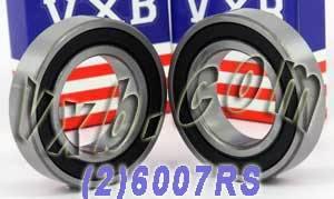2'li Paket Rulmanlar 6007RS 35x62x14mm Kapalı