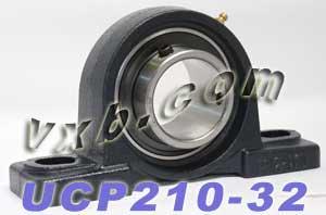 Zestaw 2 łożysk UCP-210-32 + łożyska z obudową odlewaną typu pillow block