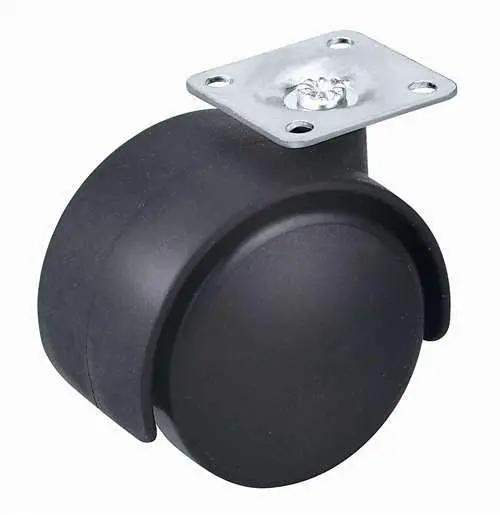 2"inch Caster Wheel 66 Lbs - Nylon - Top Plate Mount