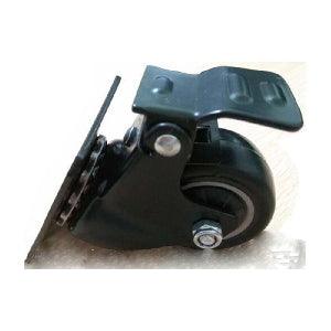 10-Pack 2"inch Heavy Duty Black - Caster Wheel - Brakes