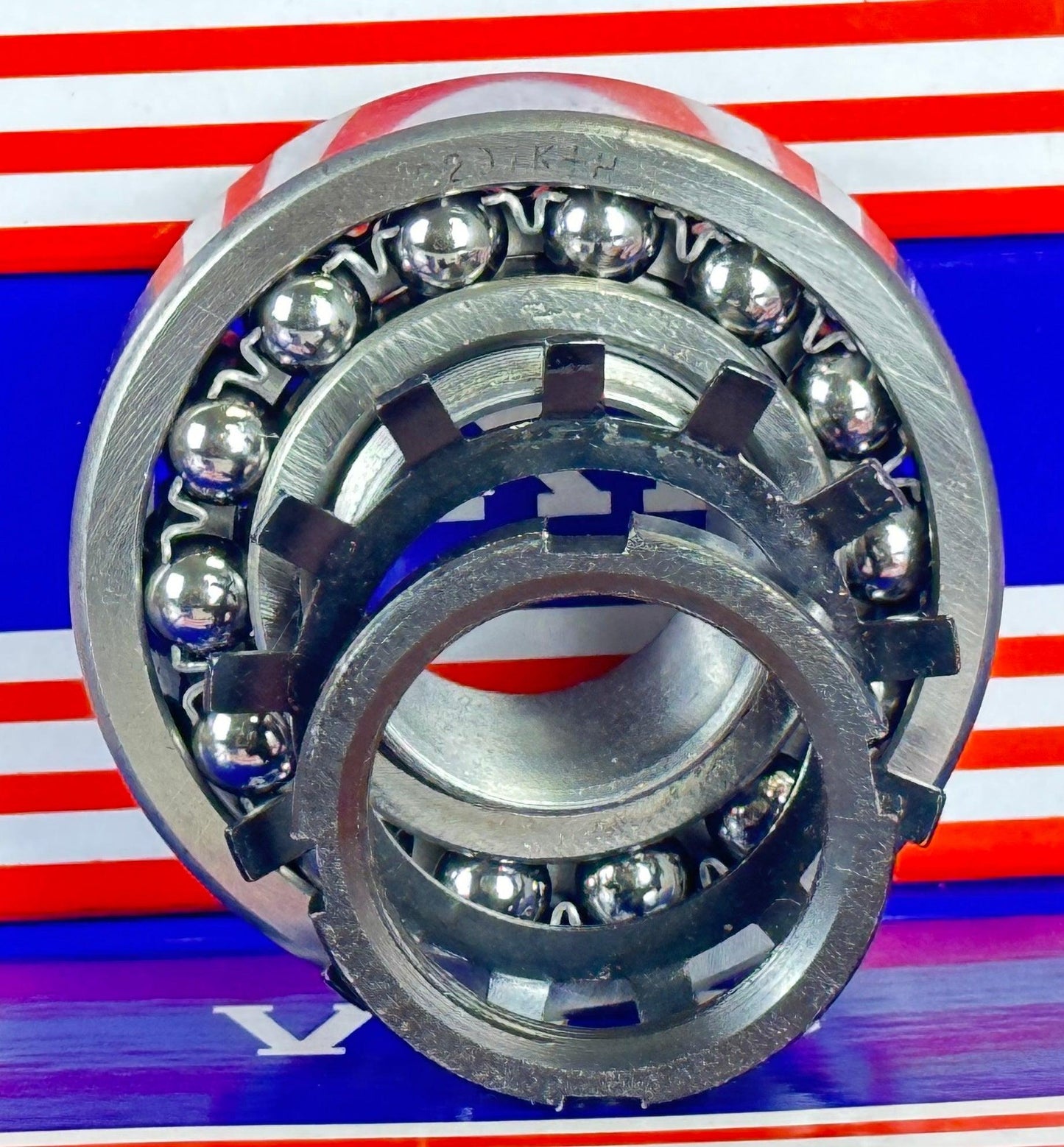 2207K+H Self Aligning Ball Bearing with Adapter Sleeve 30x72x23mm