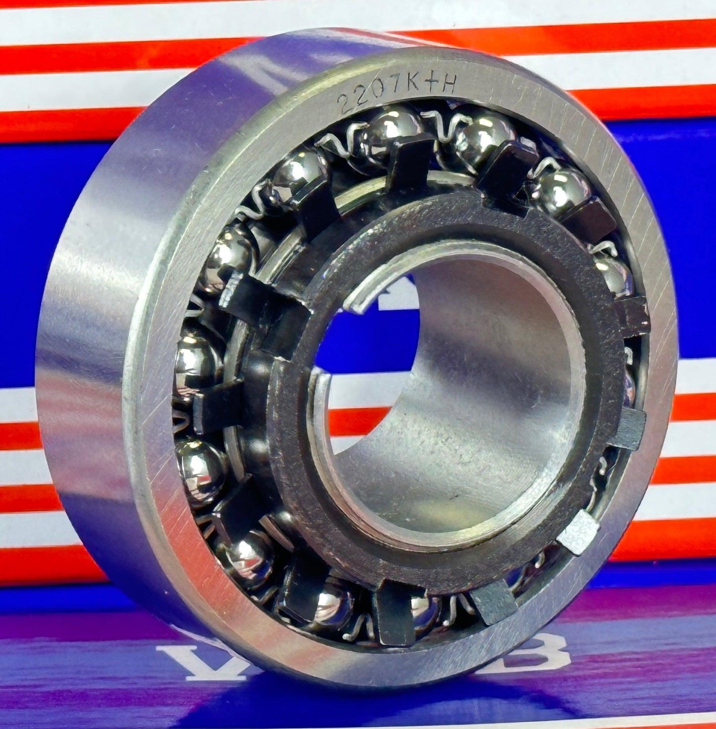 2207K+H Self Aligning Ball Bearing with Adapter Sleeve 30x72x23mm