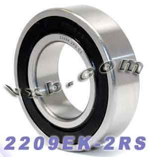 ตลับลูกปืนบอลแบบปรับแนวได้เอง 2209-EK-2RS C3 ขนาด 45x85x23mm