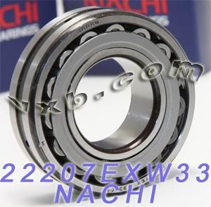 22207EXW33 NACHI Roller Bearing 35x72x23 แบริ่งทรงกลมญี่ปุ่น