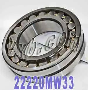 High Performance 22220 Mw33 Spherical Roller Bearing Steel Ball Bushing 100x180x46mm Abec 1 Grade Self Aligning Motor Mount With Lubrication Groove