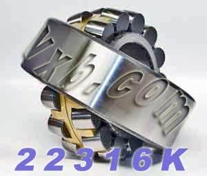22316AKC3 ทรงกลมแท่งลูกกลิ้งลูกกลิ้งแบริ่ง 80x170x58 ตลับลูกปืนทรงกลม