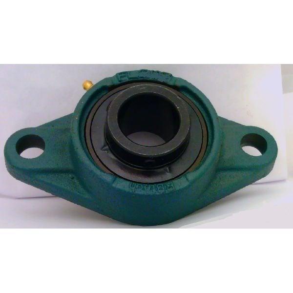 25mm Bearing UCFL205 Black Oxide Plated Insert + 2-Bolt Flanged Cast Housing Mounted Bearing