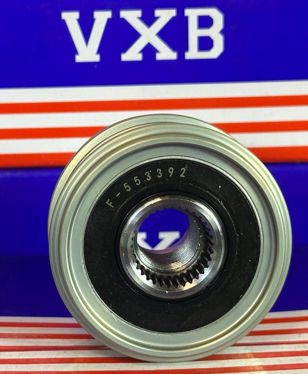 F‑553392 Alternator Freewheel Clutch Pulley 5 Groove, 54 mm OD 535012110