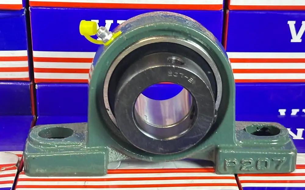 HCP207-21 1 5/16" Pillow Block Mounted Bearing - Eccentric Collar Lock