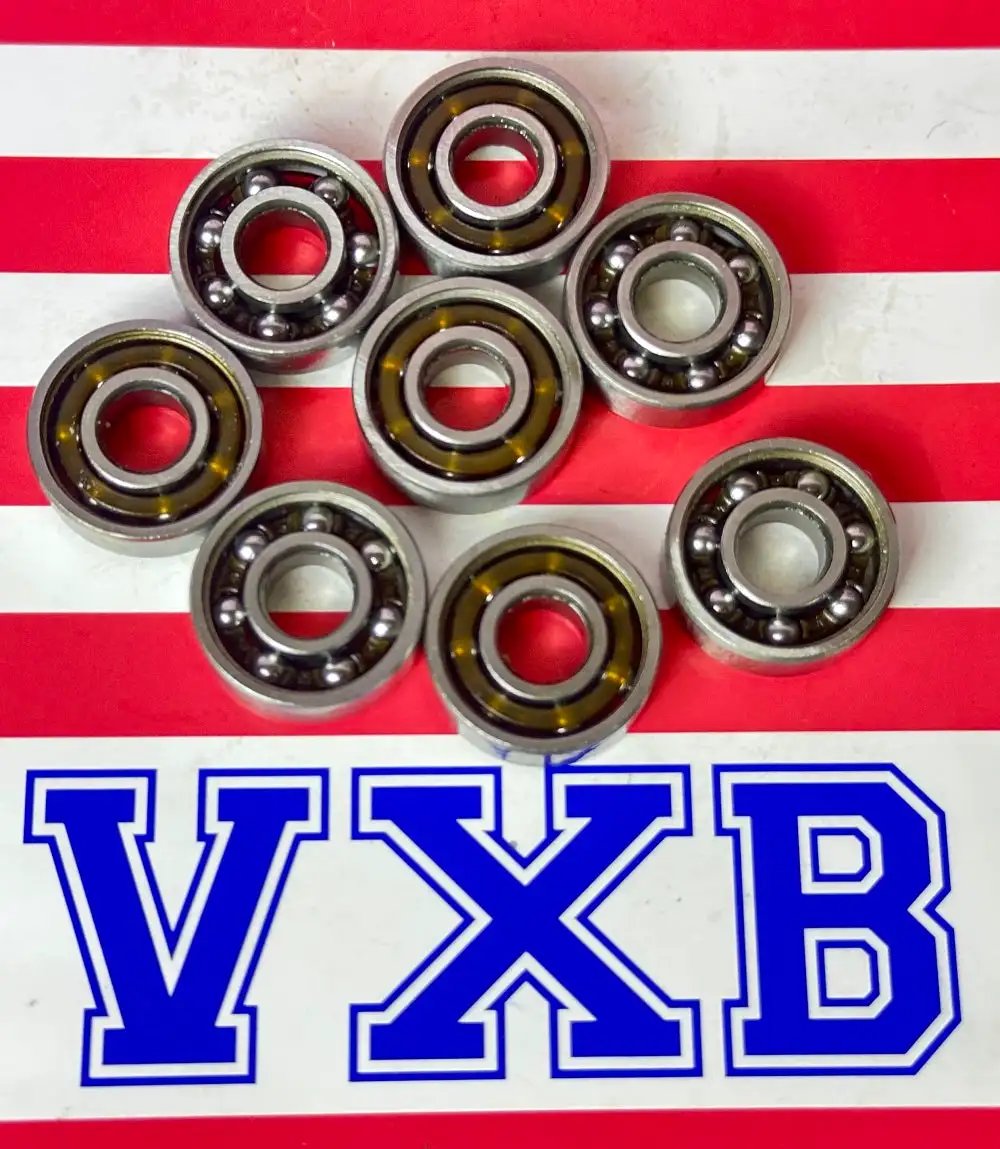 8 Skateboard Bearing Nylon Cage Open