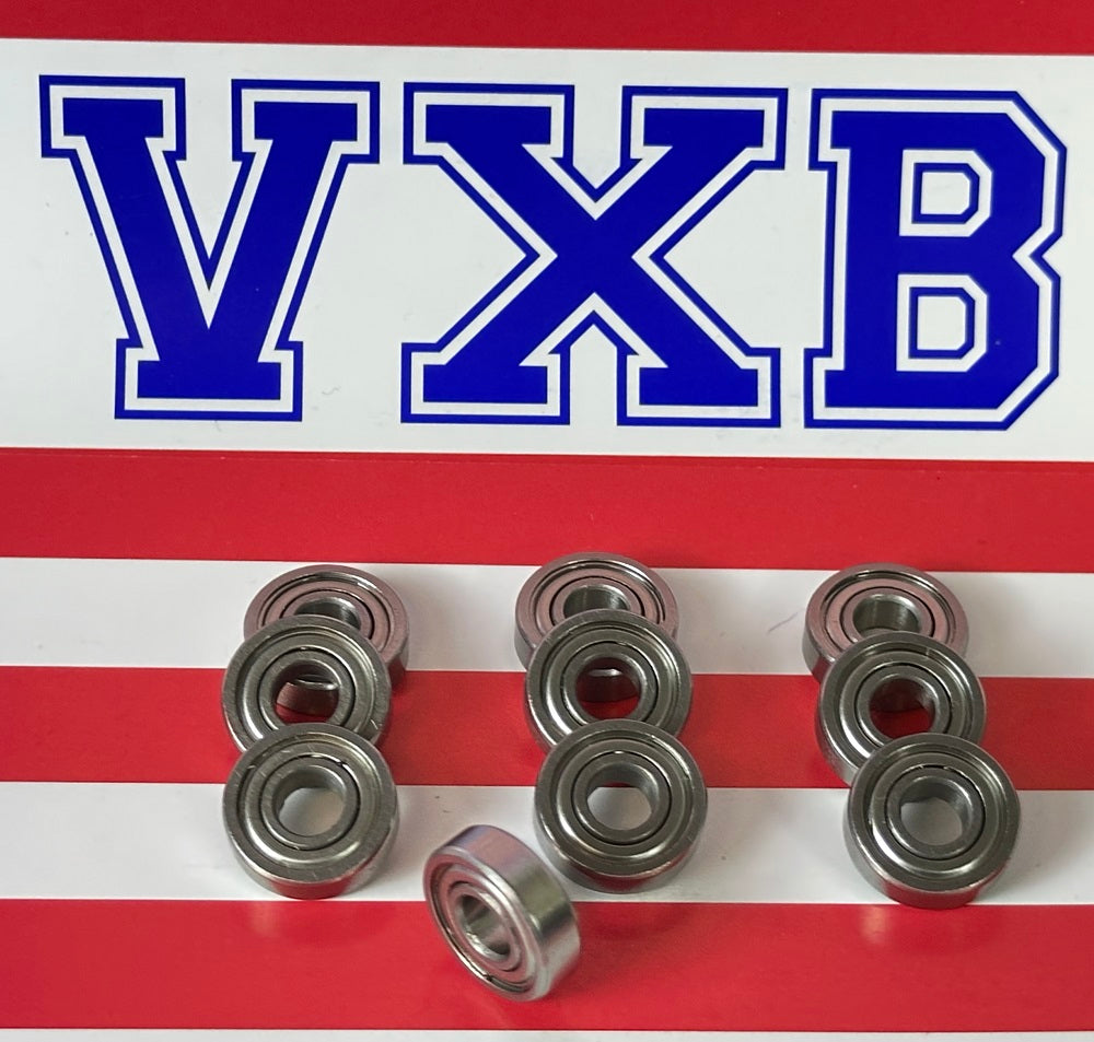 10-pack S695zz 5x13x4mm roestvrij staal afgeschermde ABEC-3-lagers