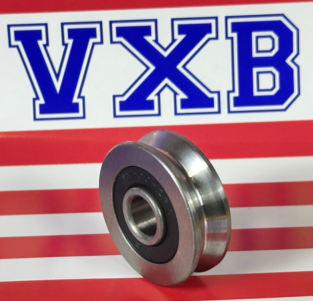 10x37x12x14mm V Groove Track Roller Bearing 8mm Wide