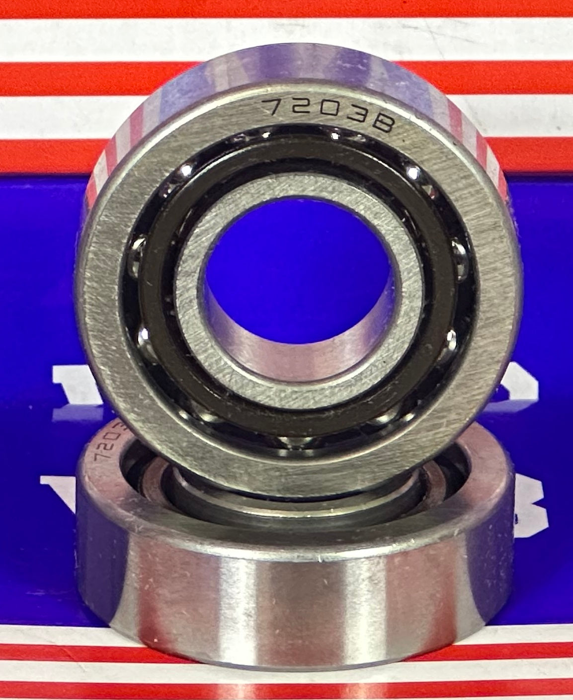 2 paket açısal temas yatakları 7203b 17x40x12mm