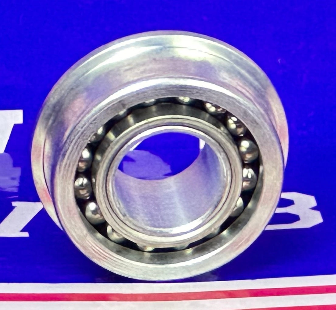 F1636 แบริ่งหน้าแปลน - ส่วนประกอบเต็ม - 1/2 "x 1-1/8" x 1/2 "