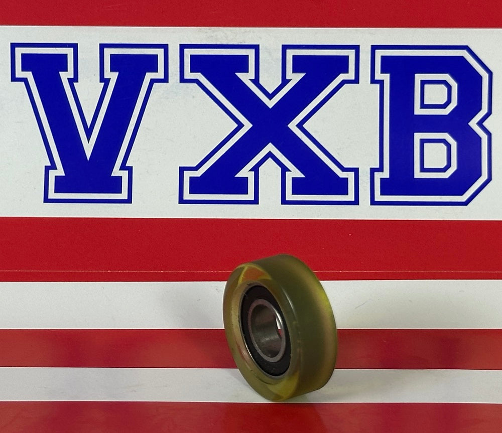 PU8X22X7-2RS PU Covered Bearing 8x22x7mm - Sealed - Miniature
